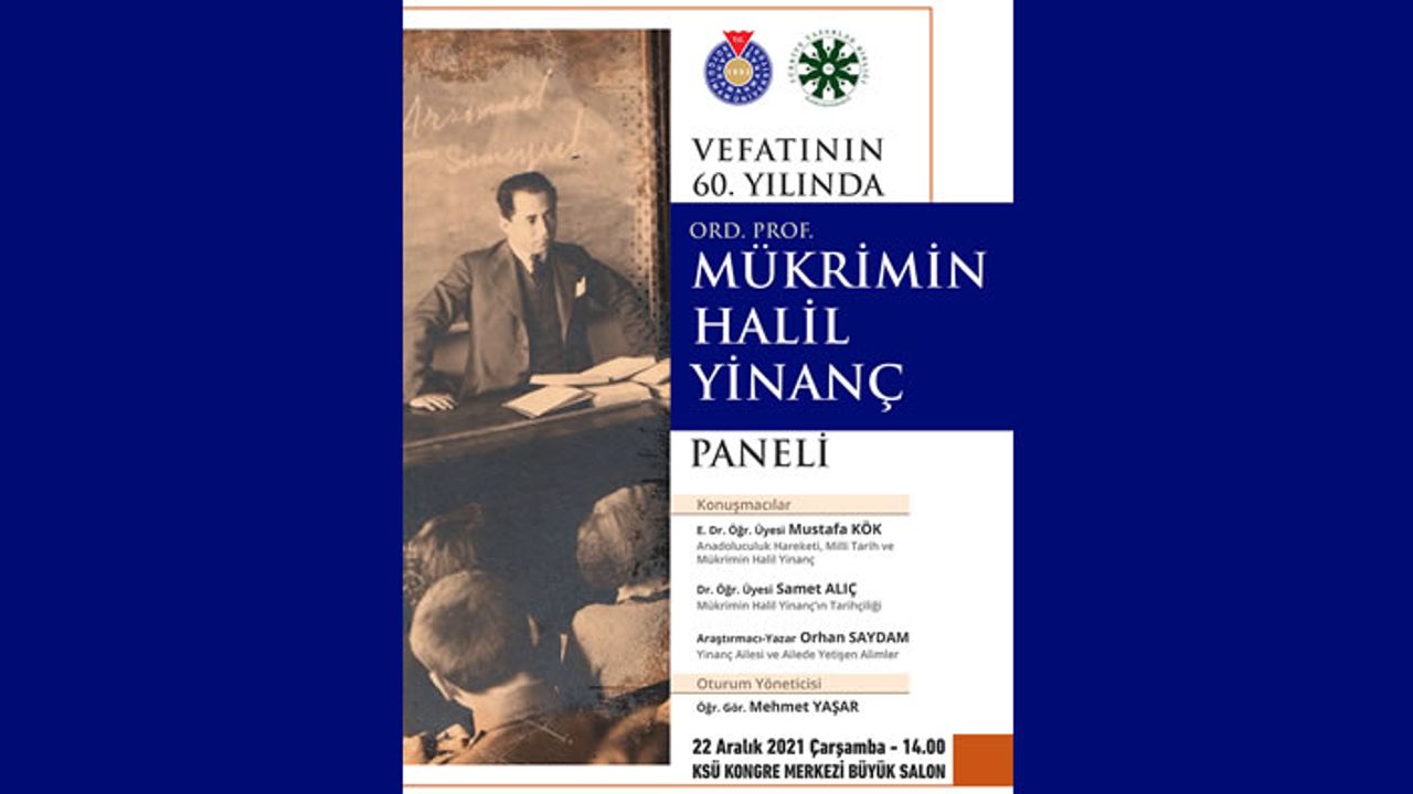 Büyük Tarihçi Mükrimin Halil Yinanç unutulmadı