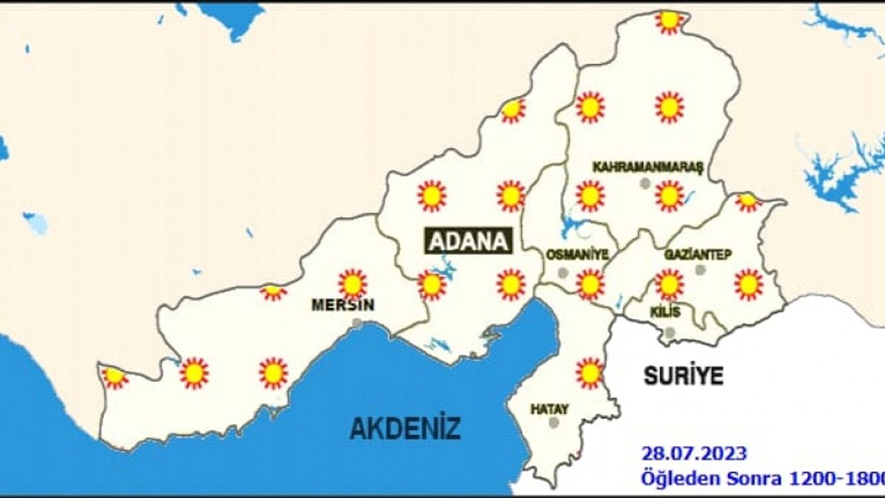 Kahramanmaraş'ta az bulutlu ve açık bir hava bekleniyor!