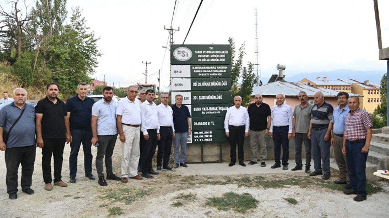Güngör, Andırın’daki yatırımları yerinde inceledi