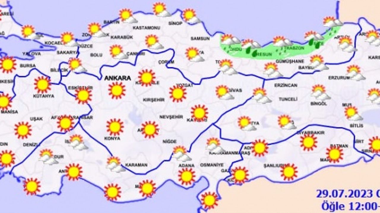 Hava sıcaklığı mevsim normallerinde bekleniyor