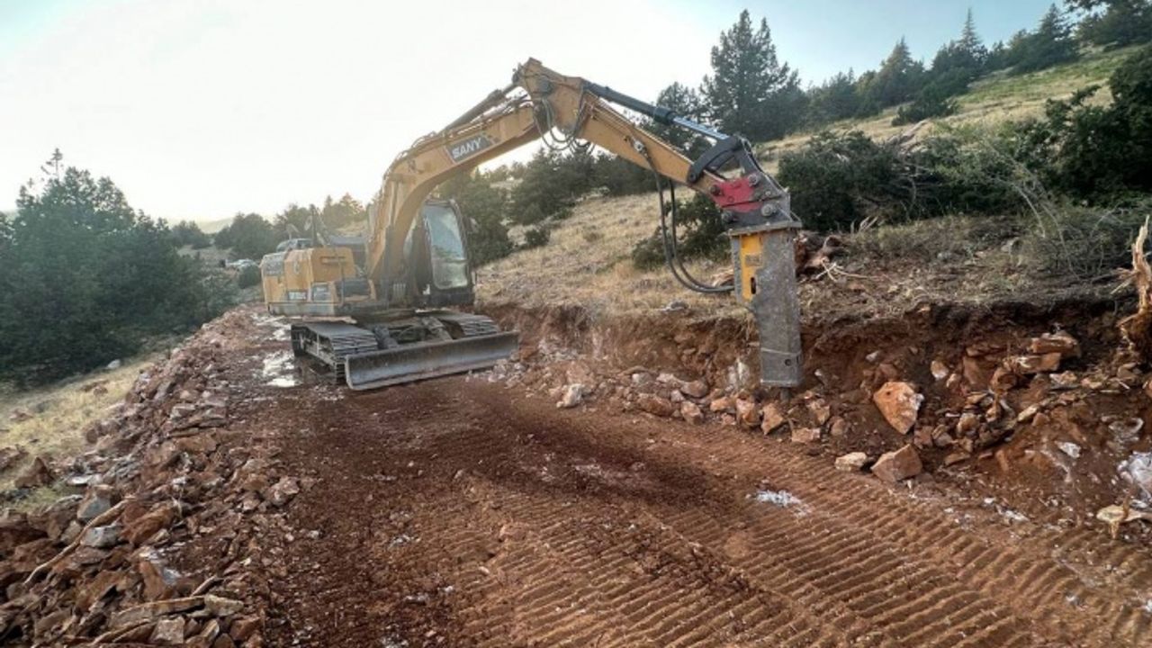 36 kilometre yeni orman yolu yapıldı