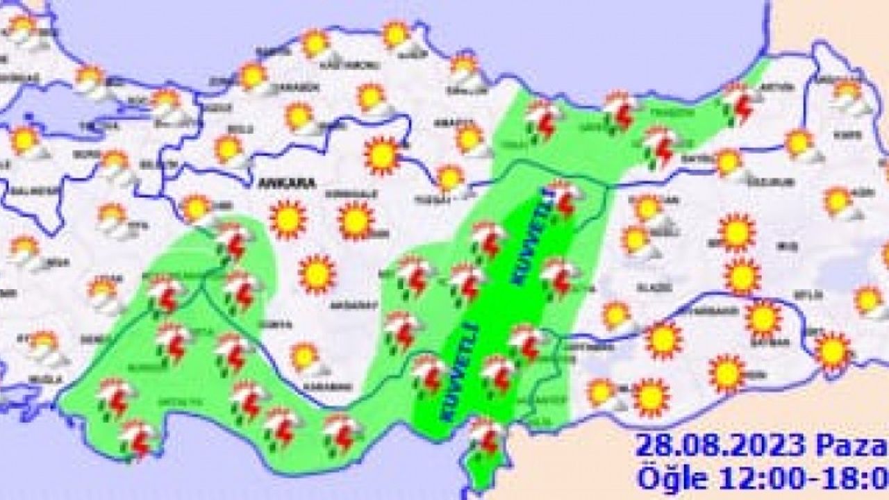 Bugün, ülkemizin hava durumu nasıl olacak?