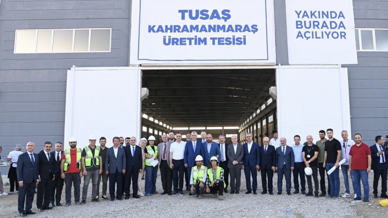 Güngör ve Bolat, Uçak Parçaları Üretim Tesisini inceledi