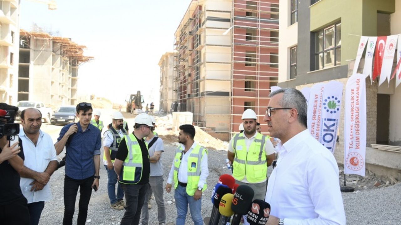“Kahramanmaraş’a 112 bin kalıcı konut ve köy evi yapılacak”