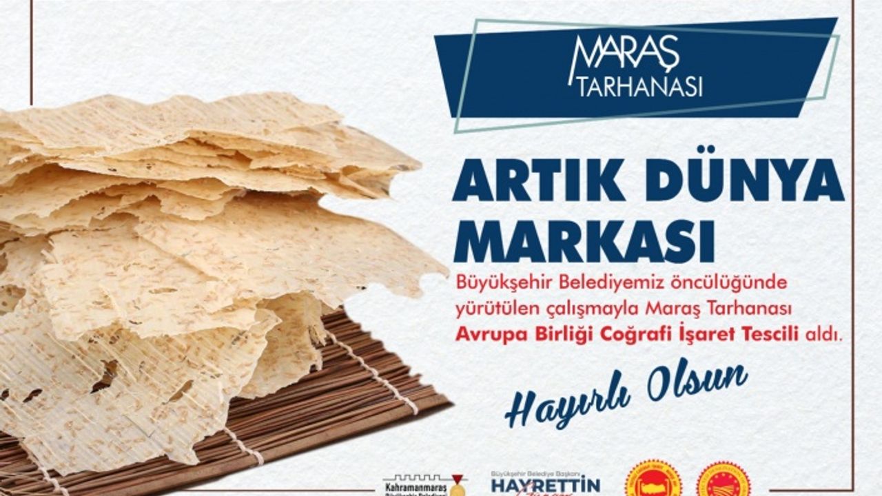 Kahramanmaraş’ın AB tescilli ikinci ürünü; Maraş Tarhanası