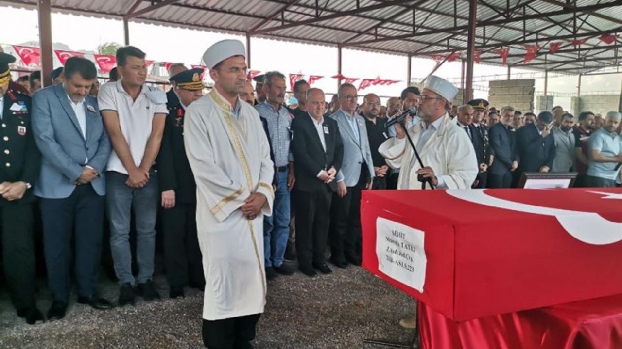 Şehit astsubayımız Mustafa Tatlı, toprağa verildi...