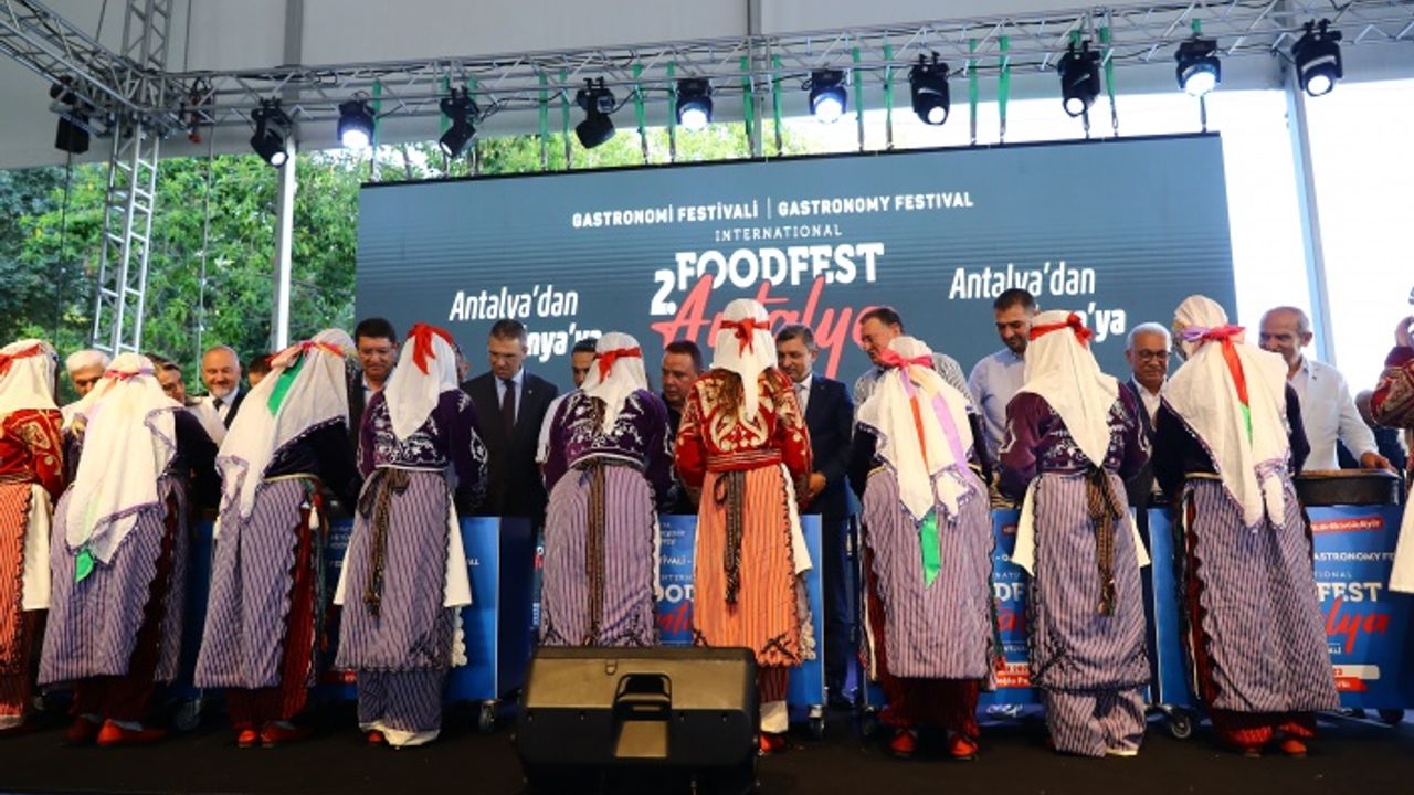 Food Fest Antalya Gastronomi Festivali kapılarını açtı