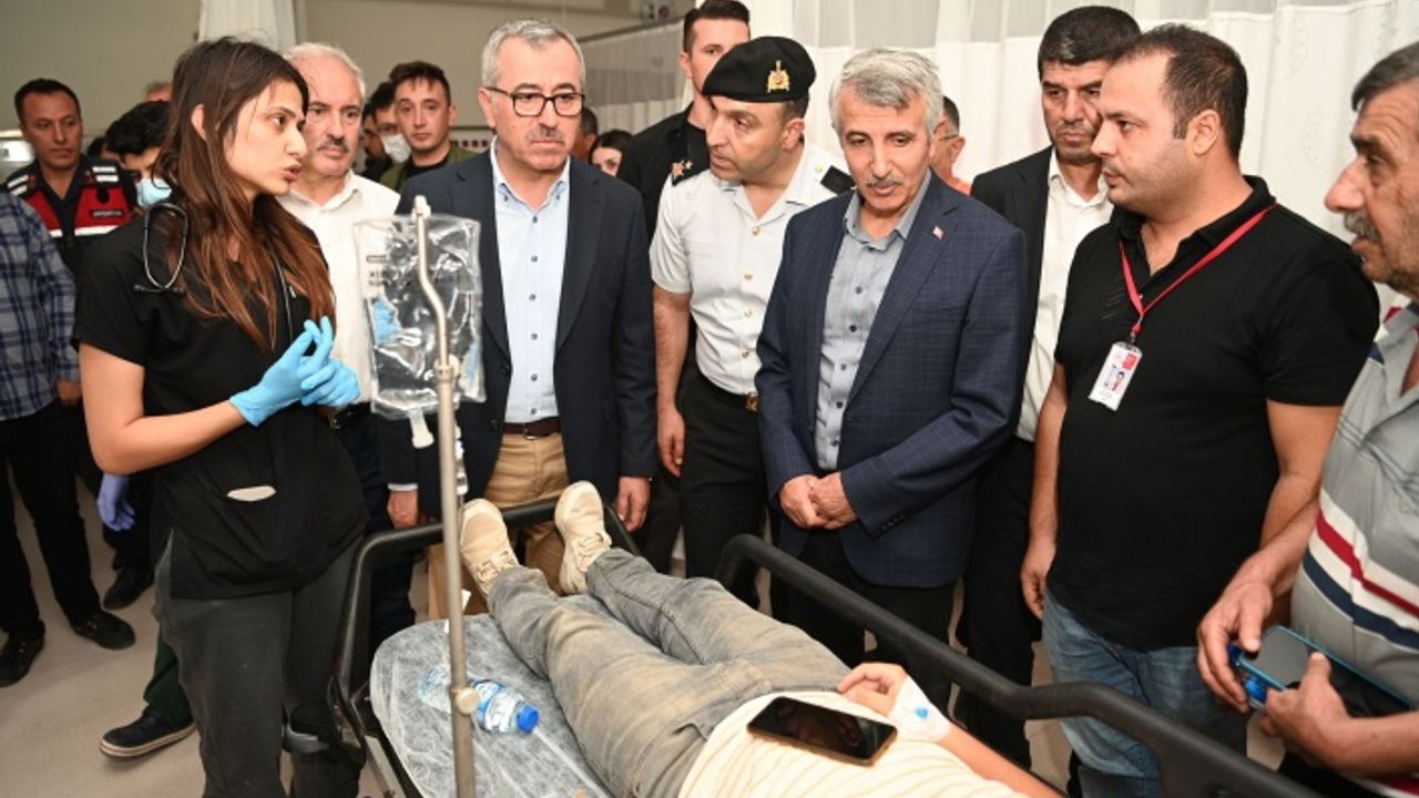 Güngör, Andırın’da  yaralanan vatandaşları ziyaret etti
