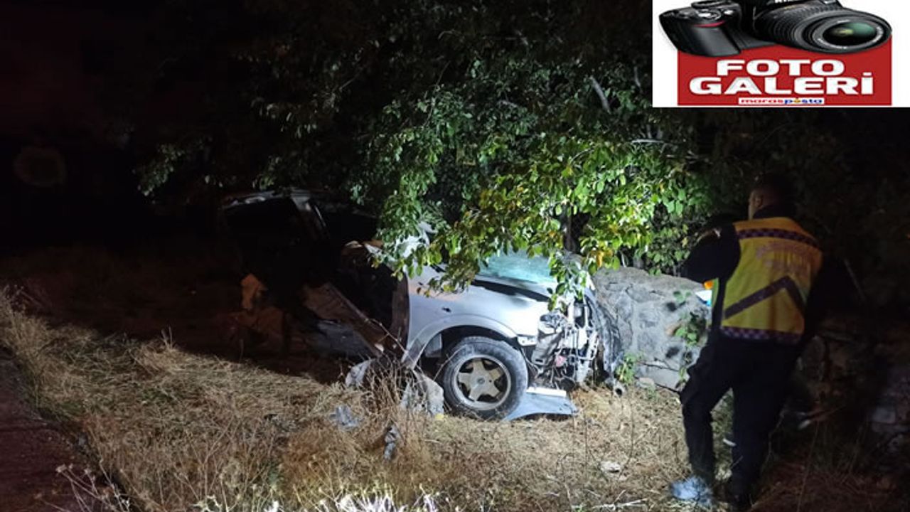 Otomobil paramparça oldu: 1ölü 1 yaralı