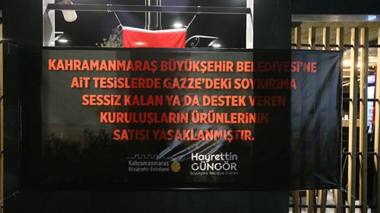 Büyükşehir Belediyesinden İsrail'i destekleyen firmalara boykot