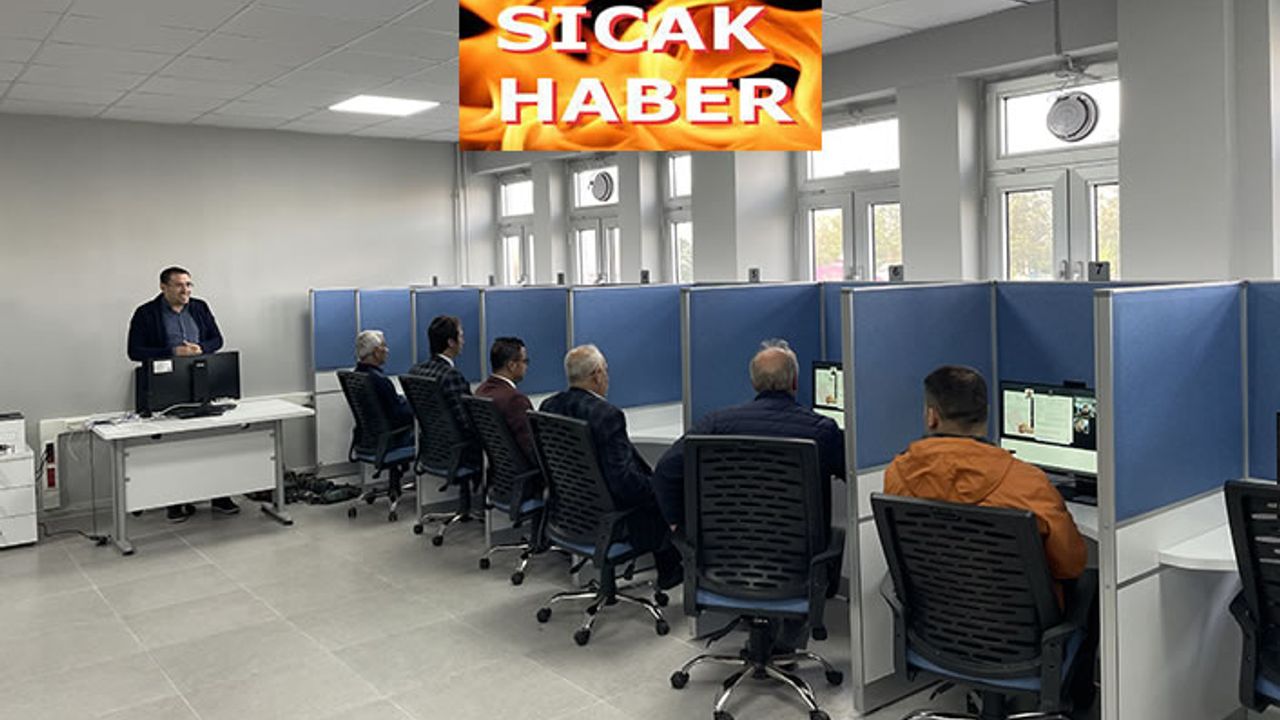 Göksun'da "e-sınav" merkezi açıldı