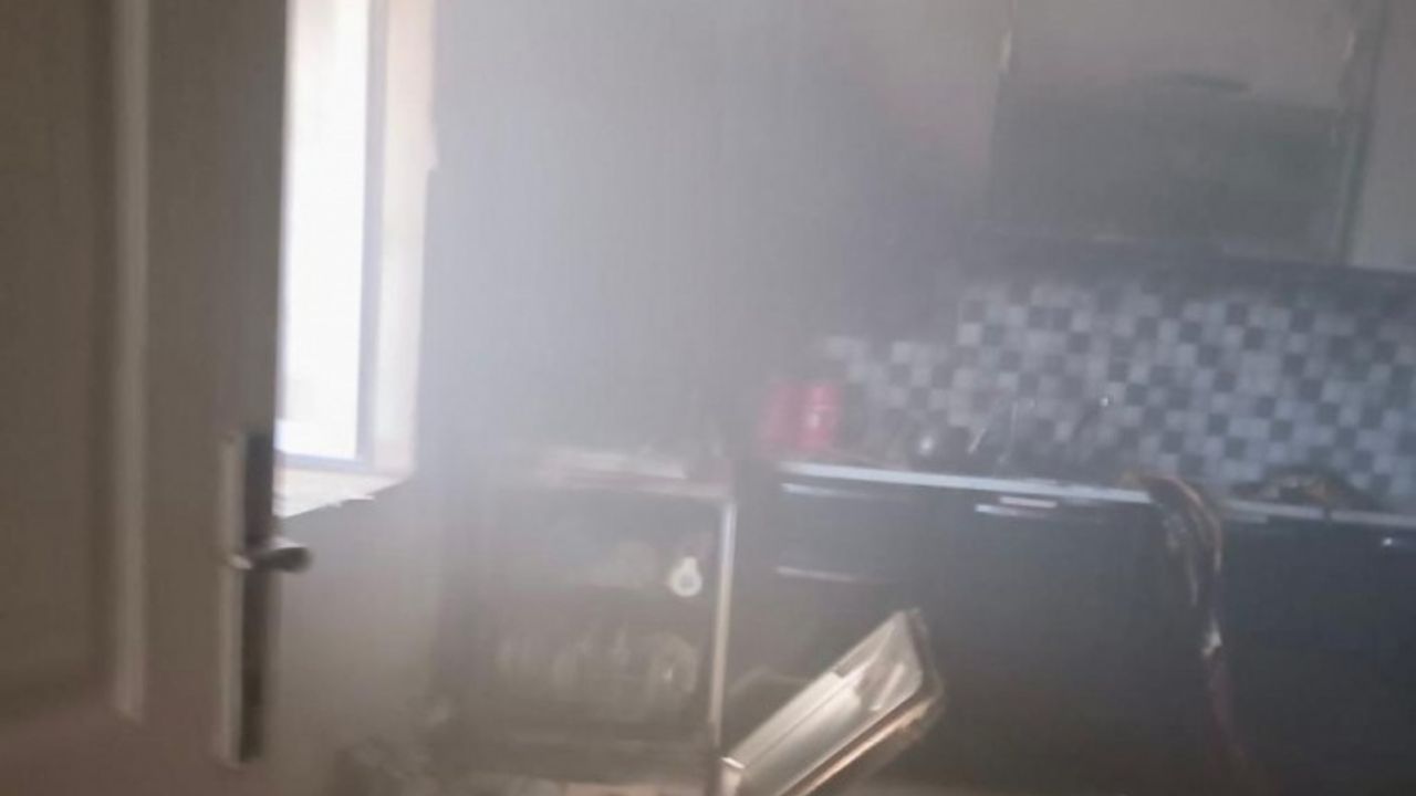 Kahramanmaraş’ta ikamet yangını paniğe neden oldu