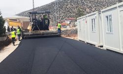KMBŞB, Nurhak Konteyner Kentte asfalt çalışmalarını tamamladı