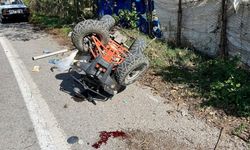 Kahramanmaraş’ta ATV takla attı: 1 yaralı