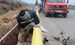 TOKİ konutlarında doğal gaz çalışmaları sürüyor