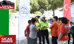 Dulkadiroğlu Trafik Eğitim Parkı minik öğrencileri misafir etti