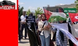 Üniversite öğrencilerinden Filistin'e destek