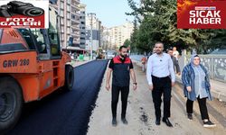 Toptaş, Tekerek'teki asfalt çalışmalarını yerinde inceledi