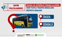 Önsen ve Dönüklü’ye Yeni Toplu Taşıma