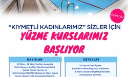 Kadınlara yönelik ücretsiz yüzme kursu