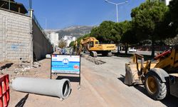 Büyükşehir, Ahır Dağı Caddesi’nde Altyapı İmalatlarına Hız Verdi