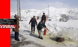 Konteyner Kentlerde Kalanlara Yangın Güvenliği Eğitimi Verildi