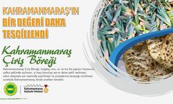 Kahramanmaraş Çiriş Böreği, Şehrin Tescilli Ürünleri Arasında