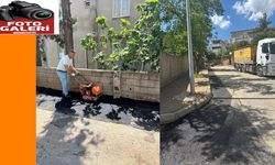Onikişubat Belediyesi, Mağralı Mahallesi’ndeki yol tahribatlarını gideriyor