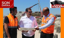 Masatlı, kentteki yol yapım çalışmalarını inceledi