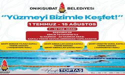 Yüzmeyi Onikişubat’la keşfedecek çocuklara müjde!
