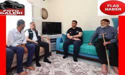 Toptaş ve Çiğdem, yangın bölgesinde vatandaşları ziyaret etti