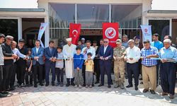 Depremde yıkılan caminin yerine yenisi inşa edildi