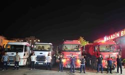 Mardin BŞB, orman yangınına müdahale için ekip gönderdi