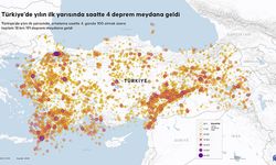 Türkiye'de yılın ilk yarısında saatte 4 deprem meydana geldi