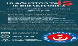 Sağlık Çalışanları 18 Ağustos’ta İş Bırakma Eylemi Yapacak