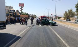 Kamyonete Çarpan Otomobildeki Kişi Yaralandı