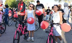 170 Çocuğun Bisiklet Hayali Gerçeğe Dönüştü; Pedallar Mutluluk İçin Döndü
