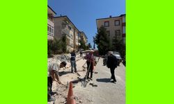 Göksun'da Parke Yollar İyileştirme Çalışmaları Sürüyor