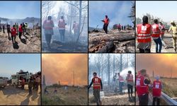 Türk Kızılay’dan 127 yangına müdahale