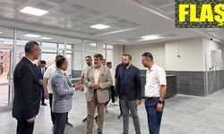 AK Partili Milletvekili Debgici, okul inşaatında incelemede bulundu