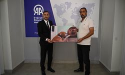 Gençlik ve Spor İl Müdürü, Anadolu Ajansını ziyaret etti
