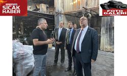 Başkan Akpınar’dan Sanayi Esnafına Geçmiş Olsun Ziyareti