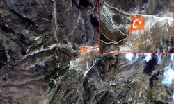 Milli Savunma Bakanlığı, en büyük Türk Bayrağı’nı uzaydan görüntüledi