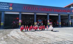 Çocuklar İtfaiyeciliği Yerinde Öğrendi