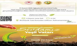 Kahramanmaraş’ta Milli Ağaçlandırma Günü Etkinliği