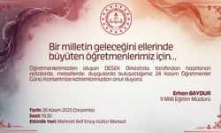 24 Kasım Öğretmenler Günü’ne Özel Konser: DESEK Orkestrası Sahne Alacak