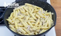 Kremalı Mantarlı Makarna