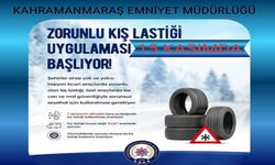 Kahramanmaraş’ta Kış Lastiği Zorunluluğu Başlıyor!