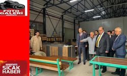 Meslek Lisesi Öğrencileri Dulkadiroğlu Belediyesi İçin Bank ve Piknik Masası Üretiyor