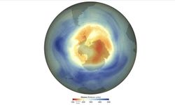 Ozon deliğinin boyutu, son 33 yılın en küçük 5. seviyesinde